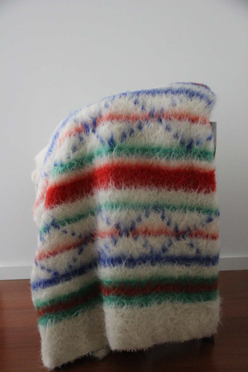 Portuguese 100% Wool "Papa" Multi-Color Blanket
