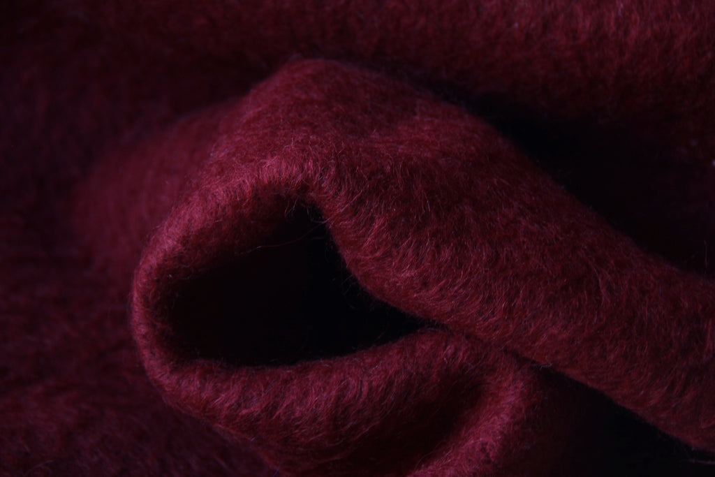 Portuguese 100% Wool "Papa" Red Blanket