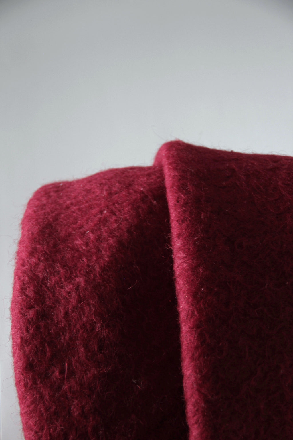 Portuguese 100% Wool "Papa" Red Blanket