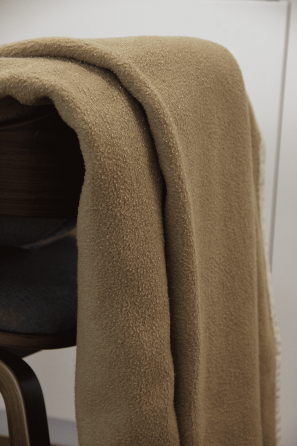 Early 20th Century Natural Camel Hair Blanket