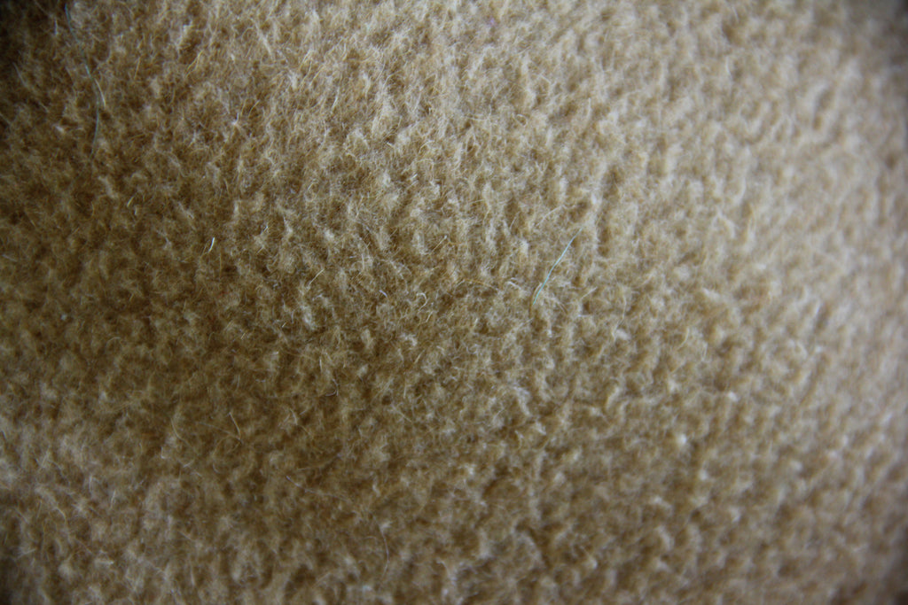 Early 20th Century Natural Camel Hair Blanket