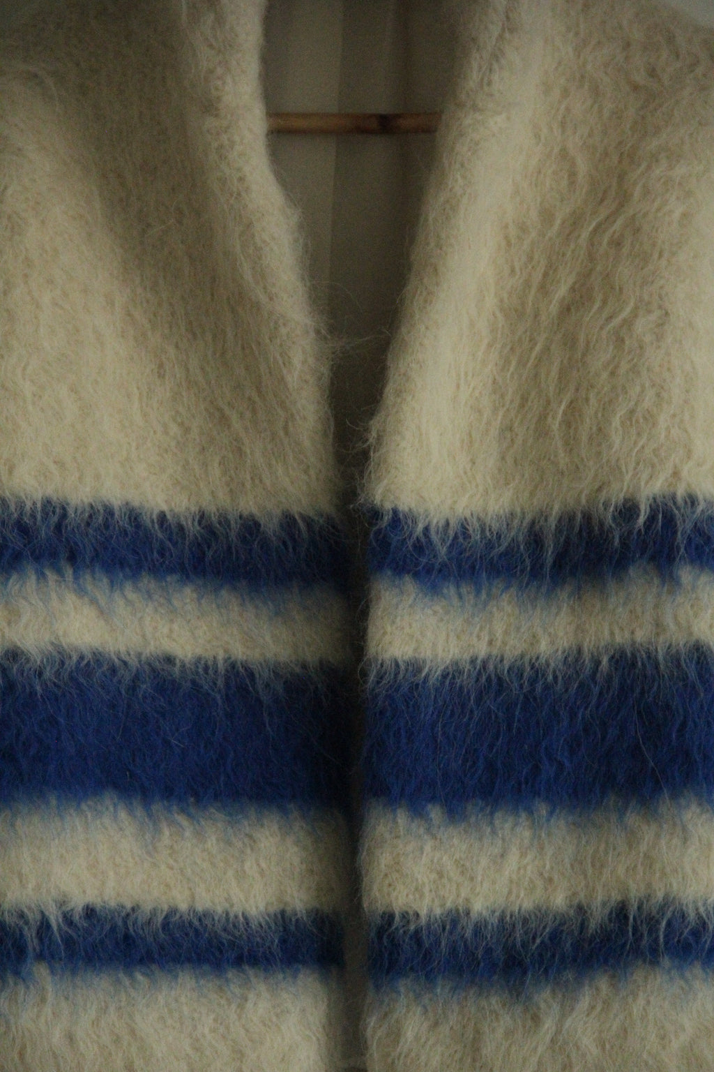 Portuguese 100% Wool `Blue Striped "Papa" Jacket