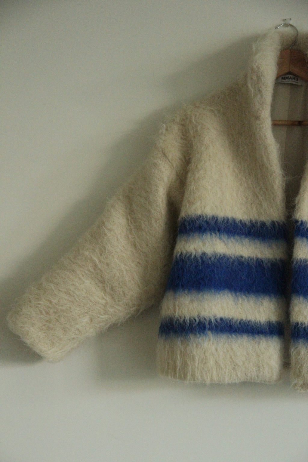 Portuguese 100% Wool `Blue Striped "Papa" Jacket